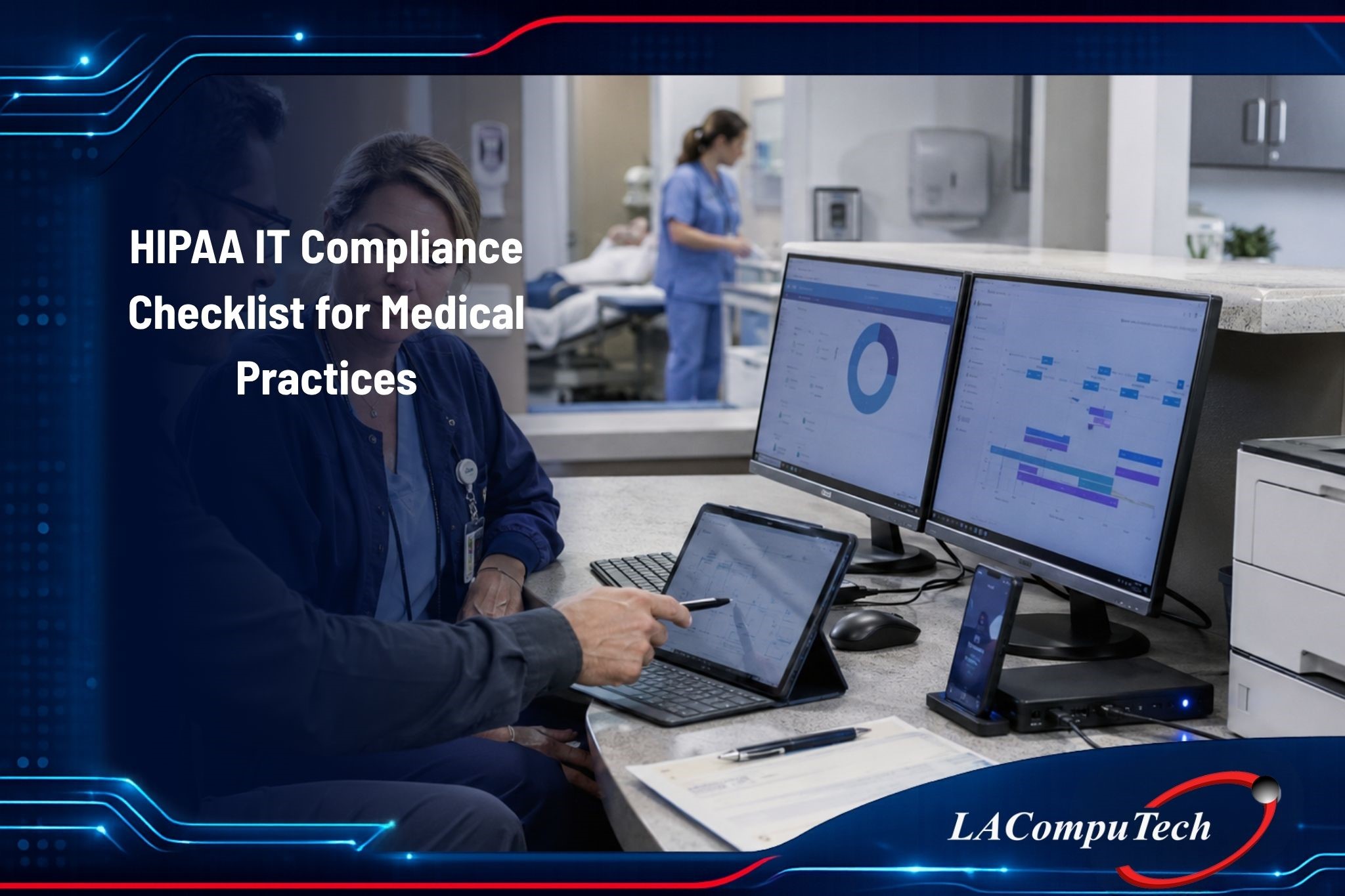 HIPAA IT compliance checklist for medical practices protecting patient data and healthcare systems